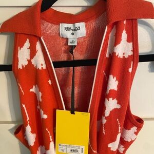 diane von furstenberg for target sleeveless wrap midi dress